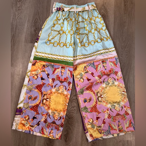 Venti6 Wide Leg Printed Palazzo Pants size medium - Picture 6 of 8